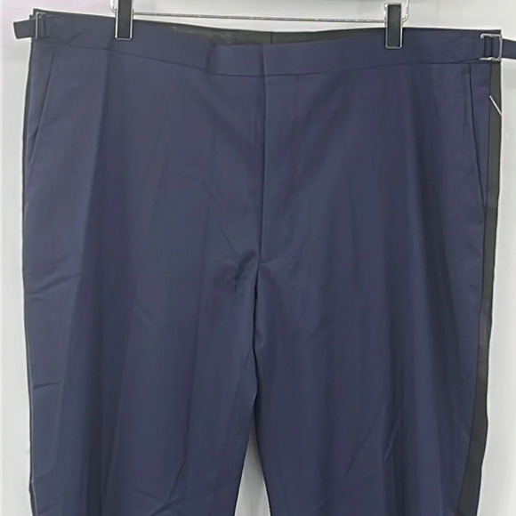 Alton Lane Tailored Fit Tuxedo Pants in Navy - NWOT - Size 40 - Picture 2 of 4